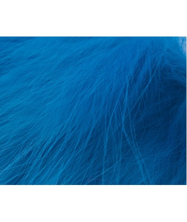 ARCTIC FOX FUR - Kingfisher blue